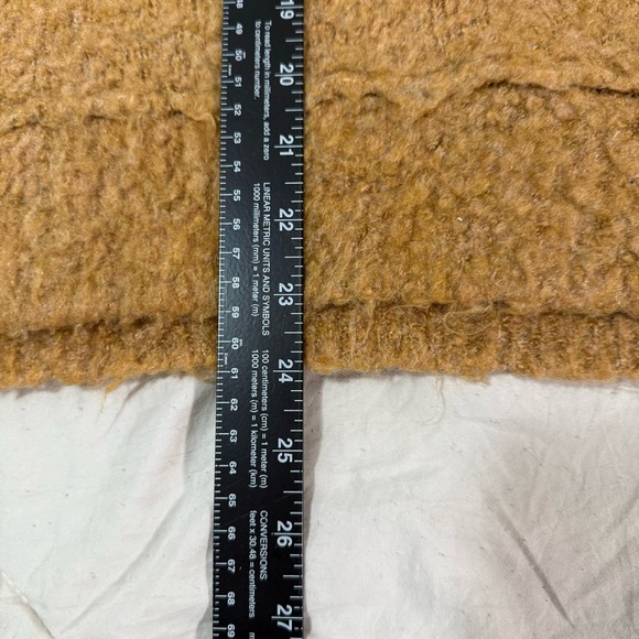 Free People Women’s Tan Distressed Mock Turtleneck Pullover Sweater Size Small - Picture 9 of 13